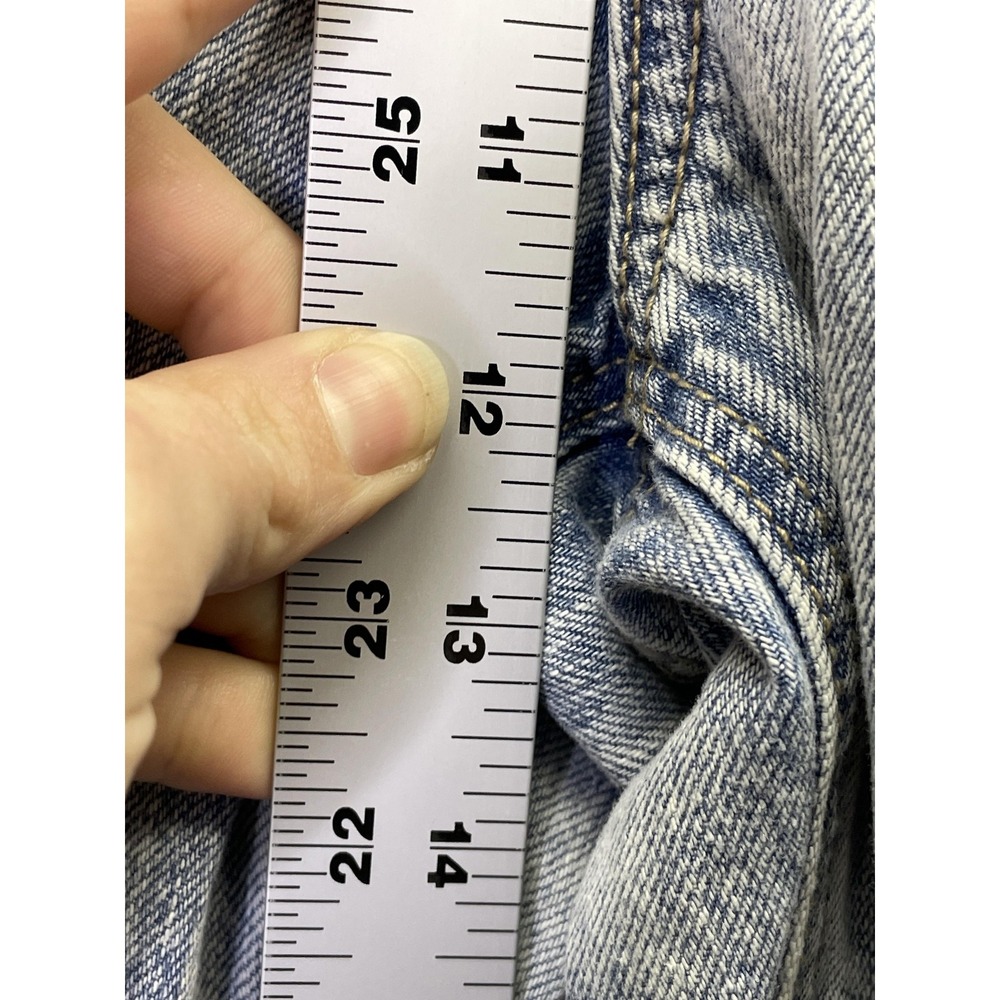 American Eagle Outfitters Jeans Womens 10 Blue Boyfriend Acid Wash Rainbow - Picture 4 of 13